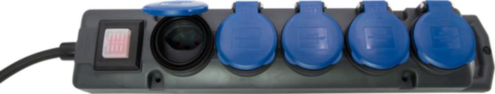 Actual product image Brennenstuhl Steckbatterie BRENNNESTUHLl IP55 (5 x, Type 13, 5 m)