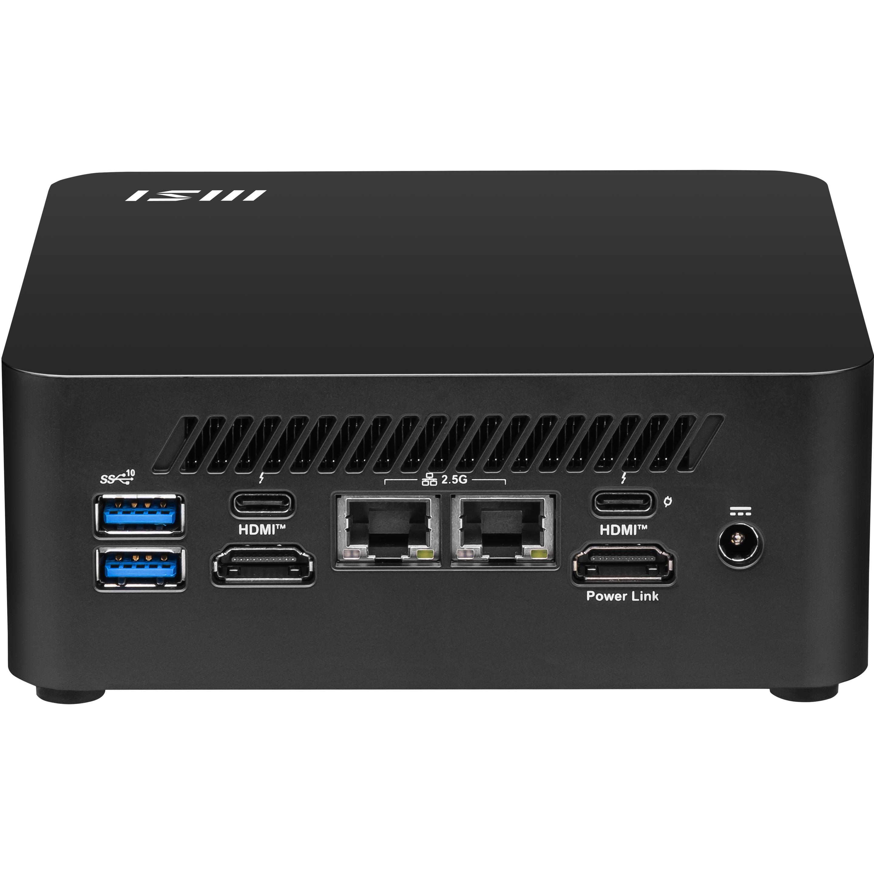 MSI Barebone Cubi NUC 1M-007BDE i7-150U nero senza OS (Intel Core 7 150U), Barebone
