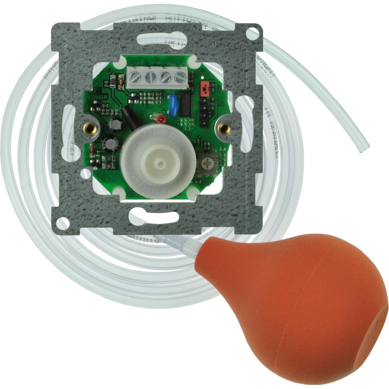ELSO Inserto pneumatico a pulsante, Pulsante + Interruttore, Bianco