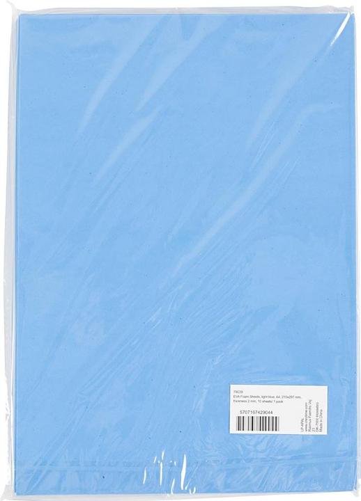 Image du produit Creativ Company EVA Foam Vellen Lichtblauw A4, 10st.