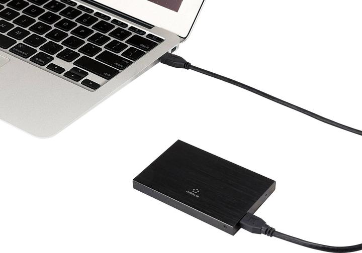 Actual product image Renkforce 6.35 cm (2.5"³) SATA hard drive enclosure USB 3 Alu (2.5")