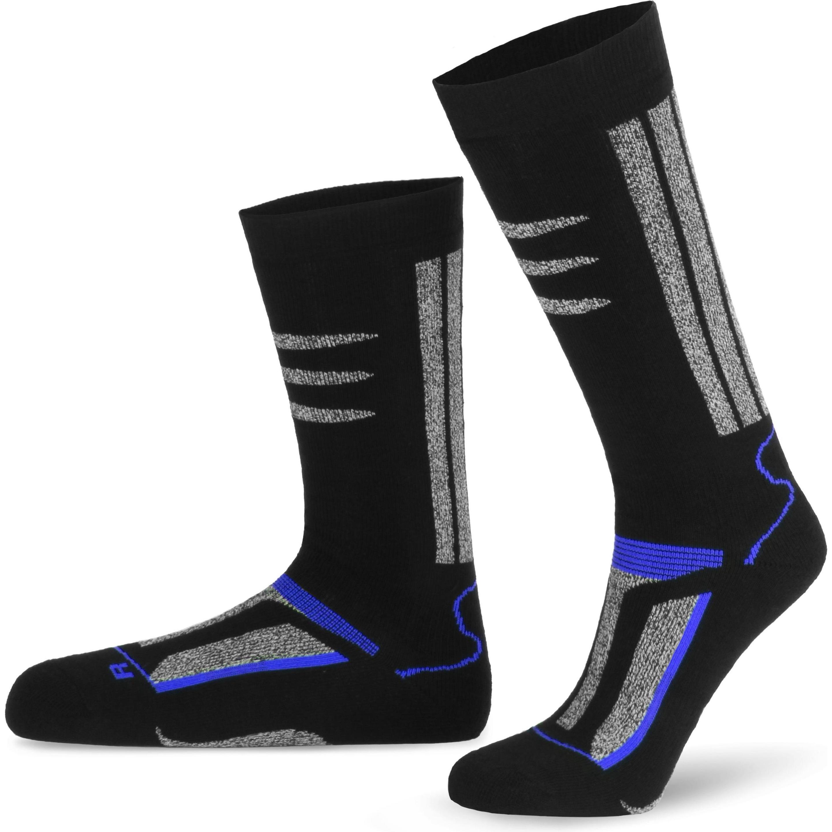 Thumbnail - Normani, Unisex, Socken, 3 Paar Thermokniestrümpfe Skisocken für Kinder, Blau, (3er Pack, 39 - 42)