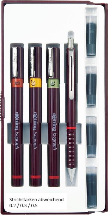Produktbild Rotring Isograph Tuschefüller (4x)