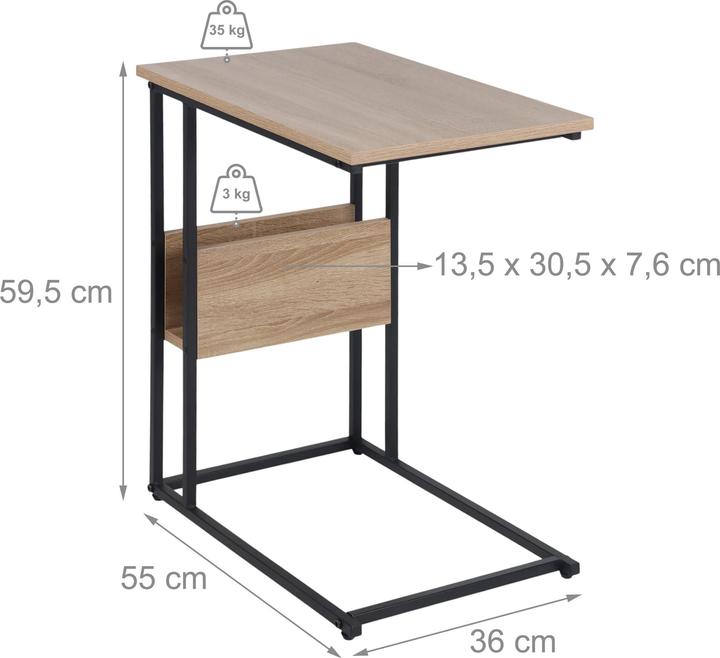 Image du produit Relaxdays Table d'appoint