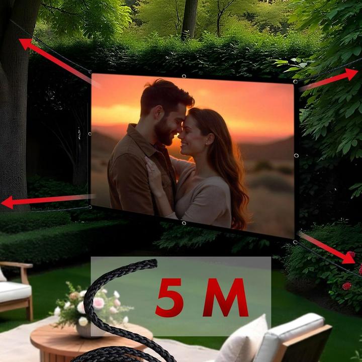 Productafbeelding Maclean Projektionswand 84 175x131cm 4:3 25mm Rand Spannhaken MC-166 (83.86", 4:3)