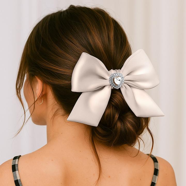 Immagine prodotto Avizar Haargummi satinierte Textur mit Strass Harper (Elastico per capelli)
