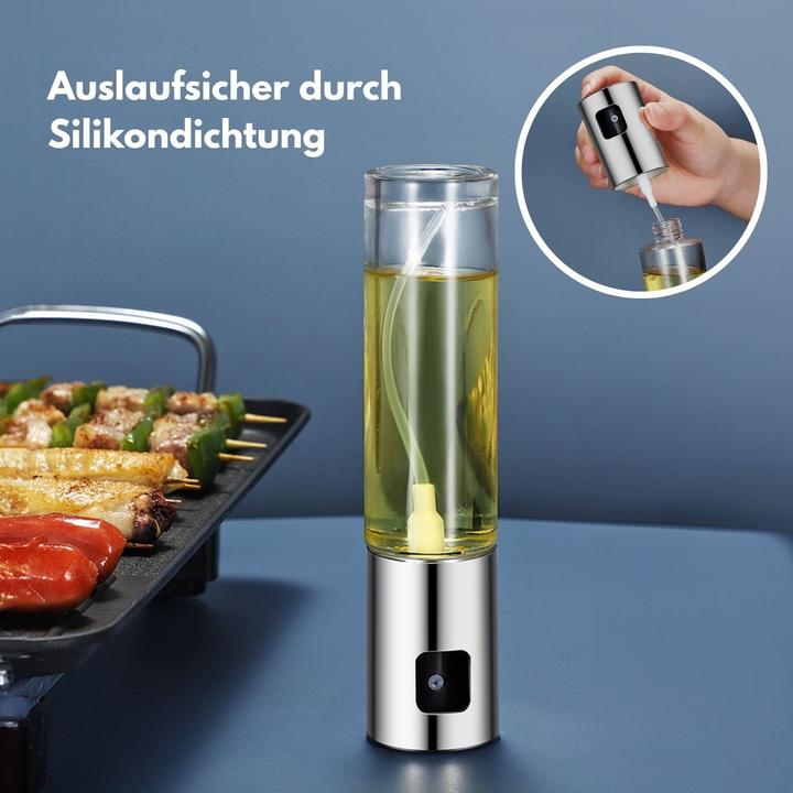 Actual product image Hermex Ölsprühflasche Ölzerstäuber Ölspender Ölflasche mit Zerstäuber (100 ml)
