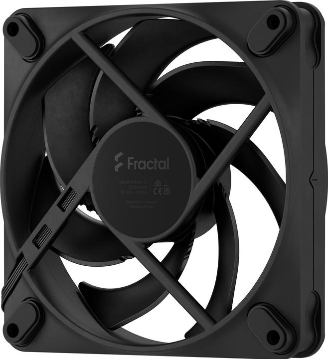 Produktbild Fractal D. Momentum 12 Black (120 mm, 1x)