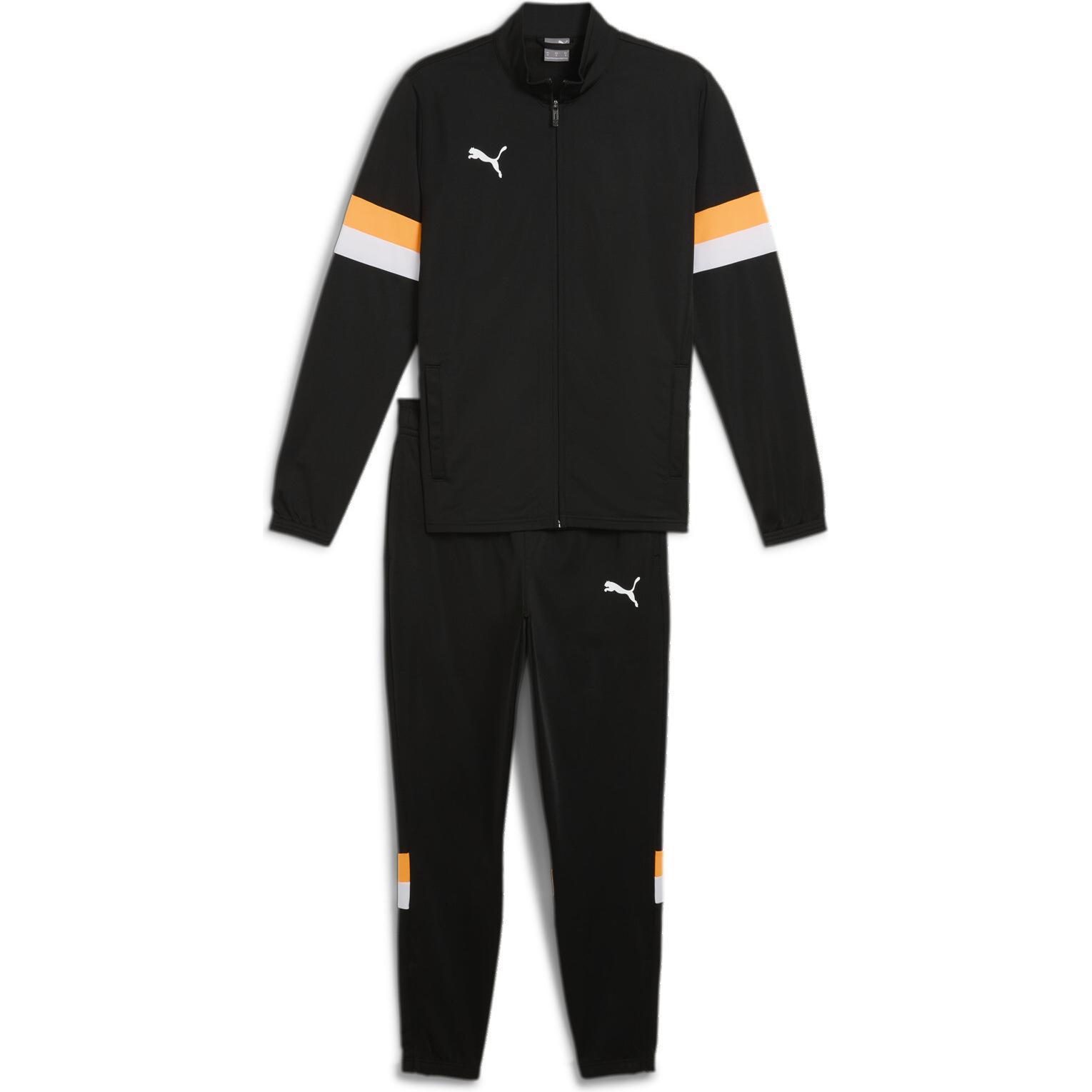 Puma, Herren, Laufjacke, individualRISE Tracksuit (XXL), Schwarz, XXL