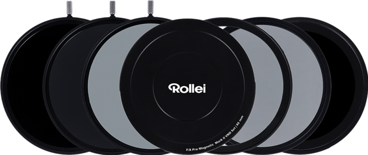 Actual product image Rollei F:X Pro Magnetische Rundfilter Mark II 82 mm – VND-Set (82 mm, Neutral density filter)