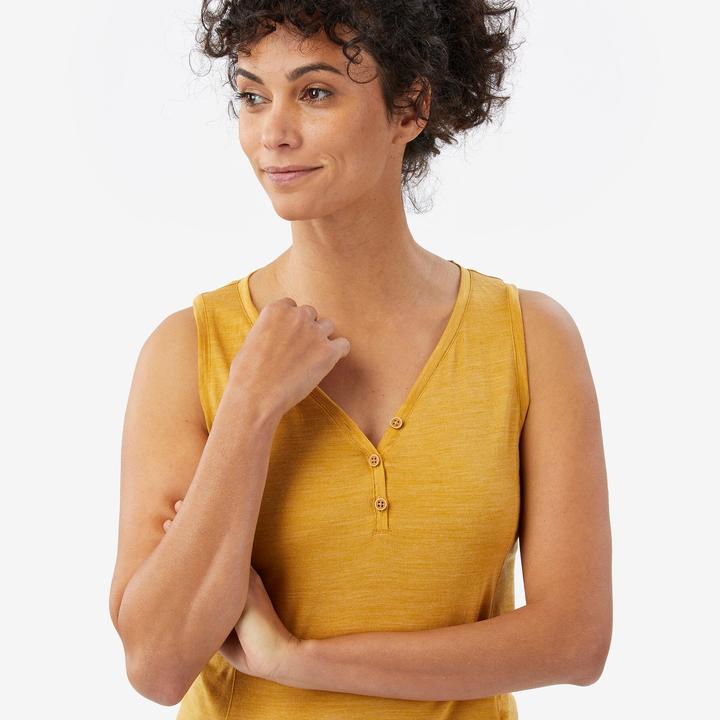 Produktbild Forclaz Merino-Tanktop Damen - Merino Fresh gelb (XL)