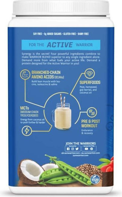 Immagine prodotto Sunwarrior Proteina Miscela guerriera (Cioccolato, 1 x, 750 g)