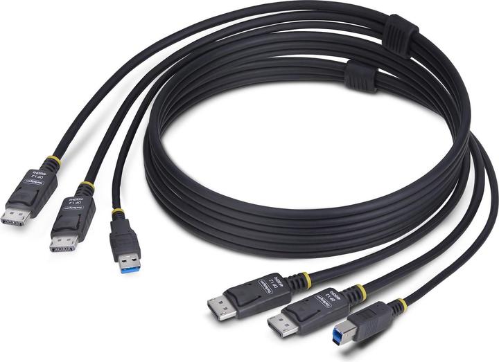 Produktbild StarTech DDU1226-KVM-CABLE 1.8M DUAL-DP/USB KVM CABLE NMS NS CABL