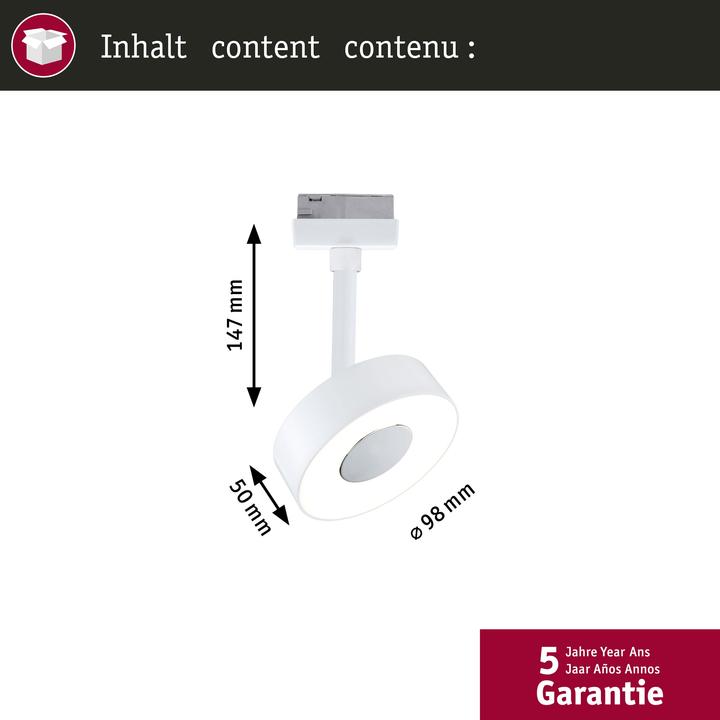 Produktbild Paulmann URail Spot Circle (430 lm)