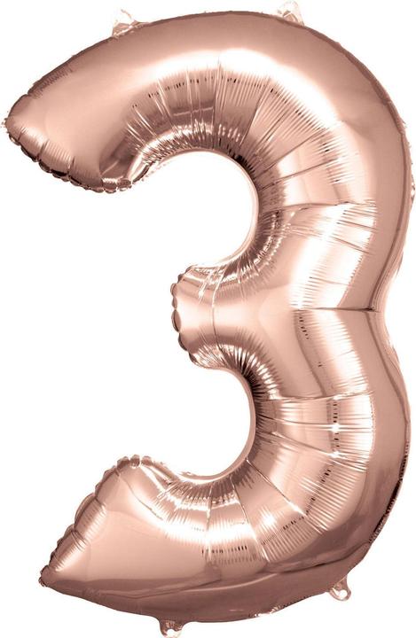 Produktbild Amscan Folienballon Zahl 3 (1 x)