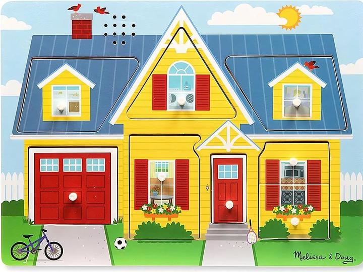 Produktbild Melissa & Doug Sound-Puzzle Haus (8 Teile)