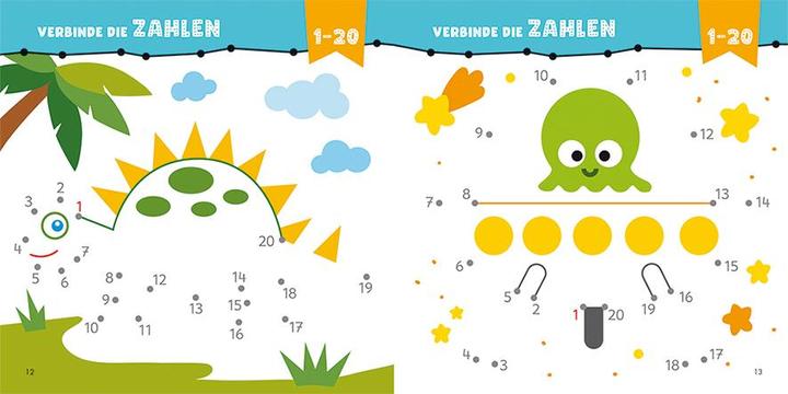 Actual product image Dot to dot colouring book