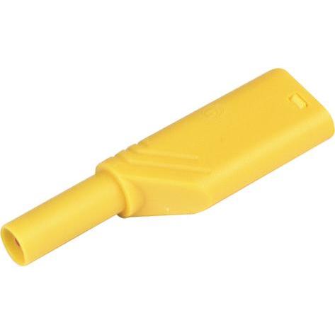 SKS Sicherheits-Lamellenstecker St, Elektronikkabel + Stecker, Gelb