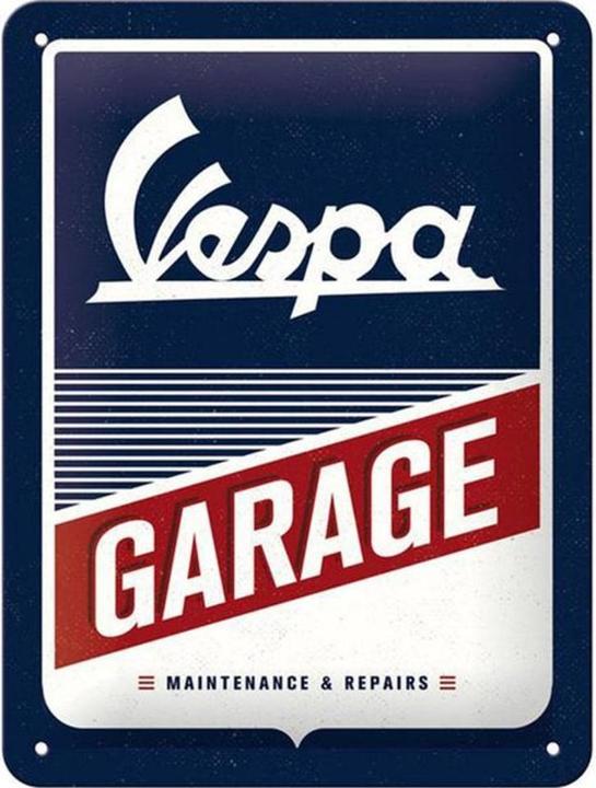 Nostalgic-Art Merchandising Vespa garage sign 15 x 20 cm, metal