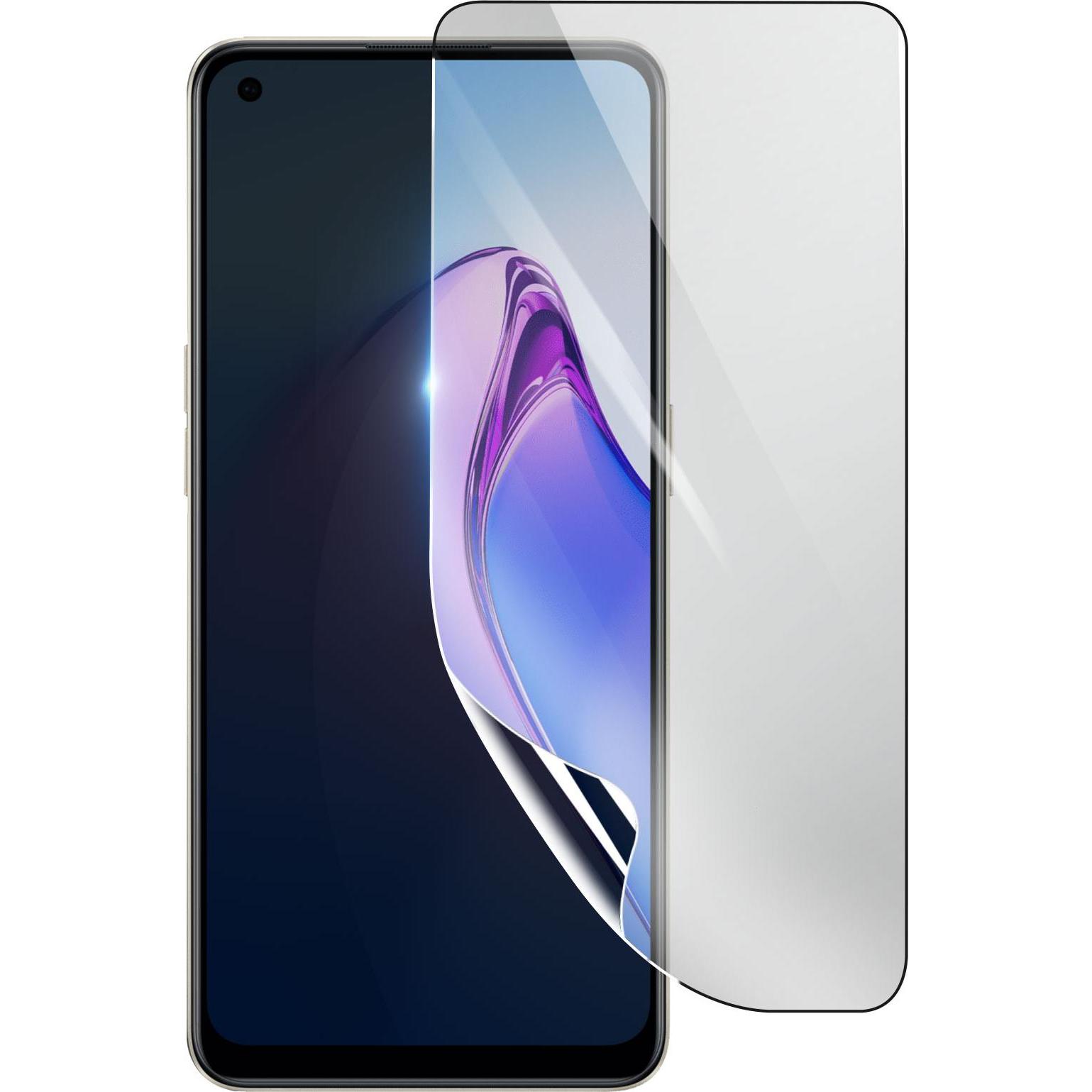 3MK Hydrogel Bildschirmfolie für Oppo Reno 8 (1 Stück, Oppo Reno 8), Smartphone Schutzfolie, Transparent