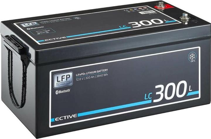 Actual product image Ective LC 300L LT 12V LiFePO4 Lithium Supply Battery 300 Ah (12 V, 300 Ah)