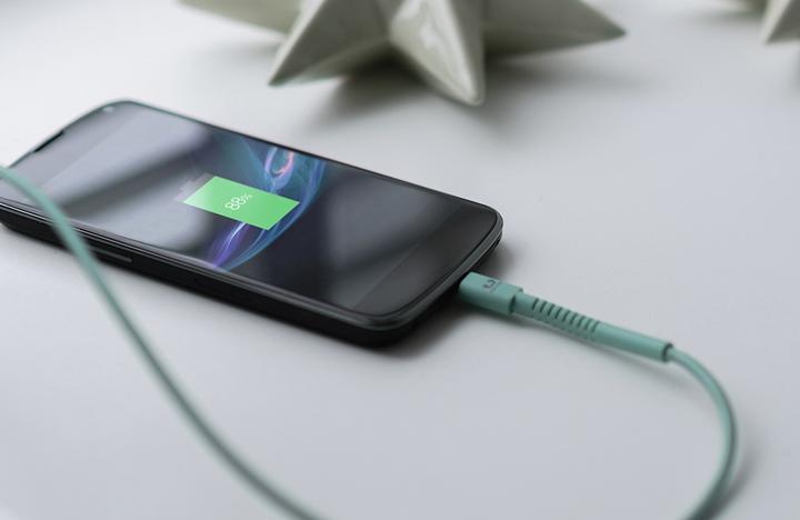 Image du produit Fresh'N Rebel FRESH'N R USB - Micro USB 3m 2UMC300MM Fabriq cable Misty Mint (3 m)