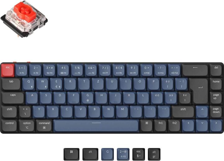 Produktbild Keychron K7 Pro (CH, Kabelgebunden, Kabellos)