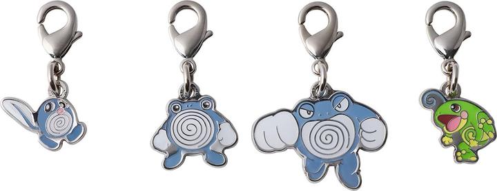 Actual product image Pokémon Pokemon Center - Poliwhirl, Poliwrath, Politoed key ring - 4 pieces