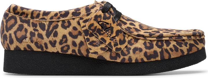 D, leopard suede