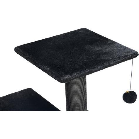 Thumbnail - Beeztees Kratzmöbel Serpa Fien (70 cm, Schwarz), Katzenbaum