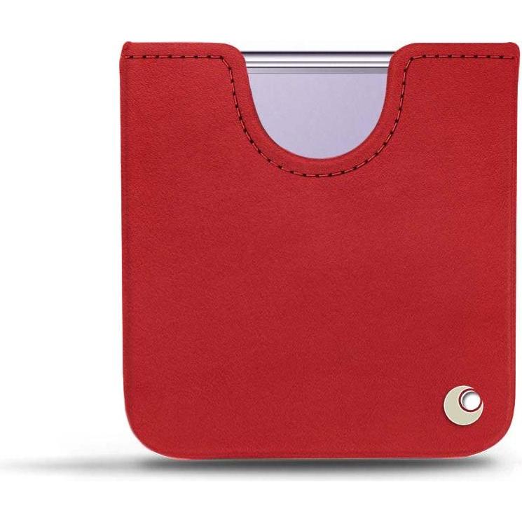 Noreve Lederschutzhülle (Samsung Galaxy Z Flip4), Smartphone Hülle, Rot