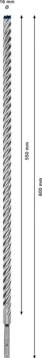 Actual product image Bosch Professional Zubehör Expert SDS plus-7X hammer drill, 16 x 550 x 600 mm (16 mm)