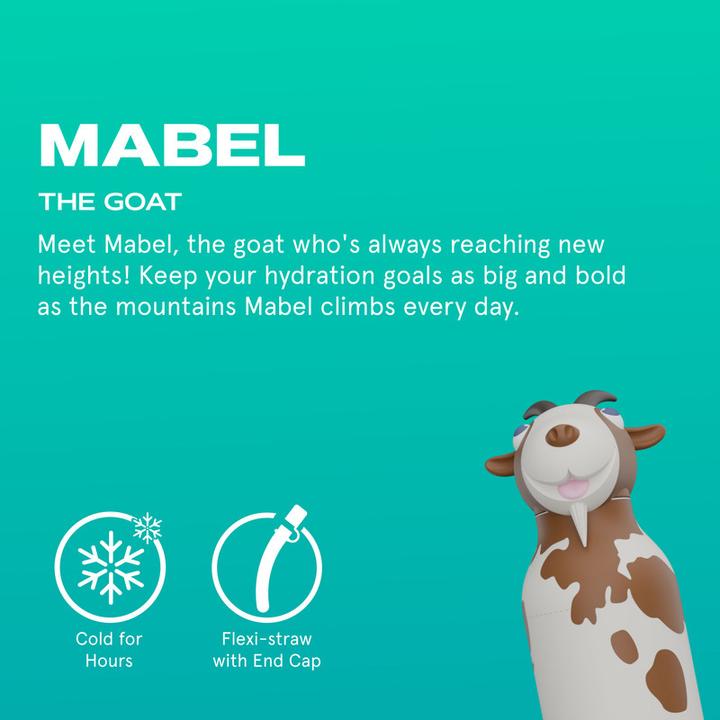 Actual product image Asobu Trinkflasche Bestie Gala The Goat (0.46 l)