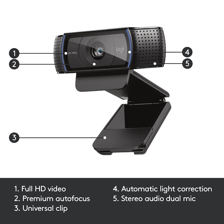 Produktbild Logitech HD Pro C920 (2 Mpx)
