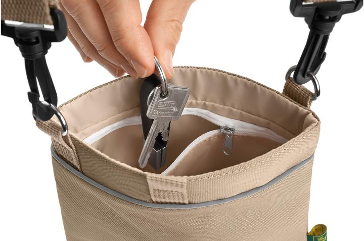 Immagine prodotto Hunter Borsa snack a tracolla Alva, 18 x 20 cm, beige, tipo di prodotto (M, Destrezza)