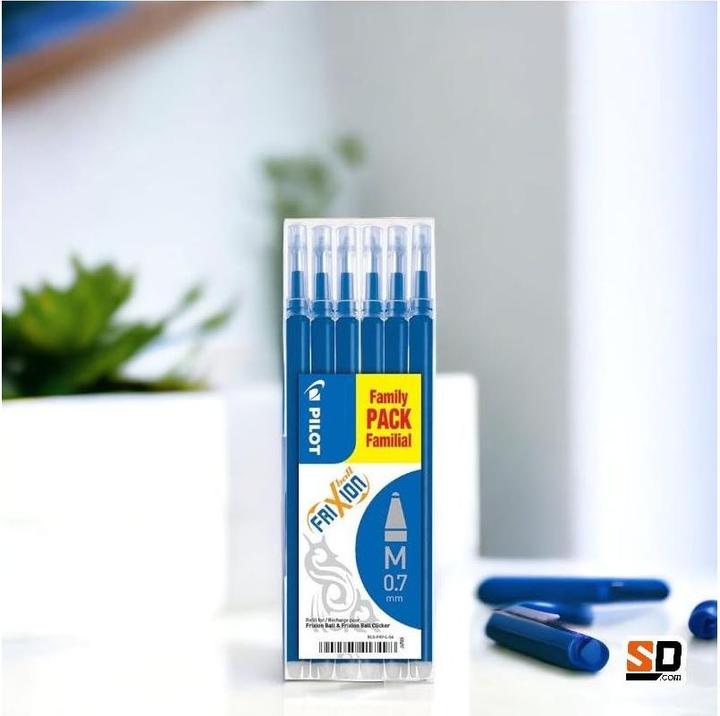 Actual product image Pilot FriXion Refill Set à 6 (Blue, 0.70 mm, 6 pcs.)