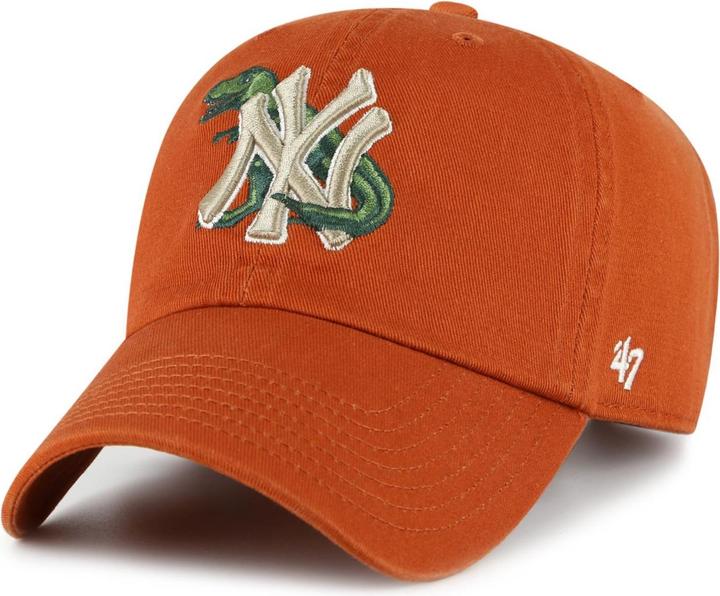 Actual product image 47 Brand Strapback Kinder Cap CLEAN New York Yankees clay (52, 53, 54, 55, 56)