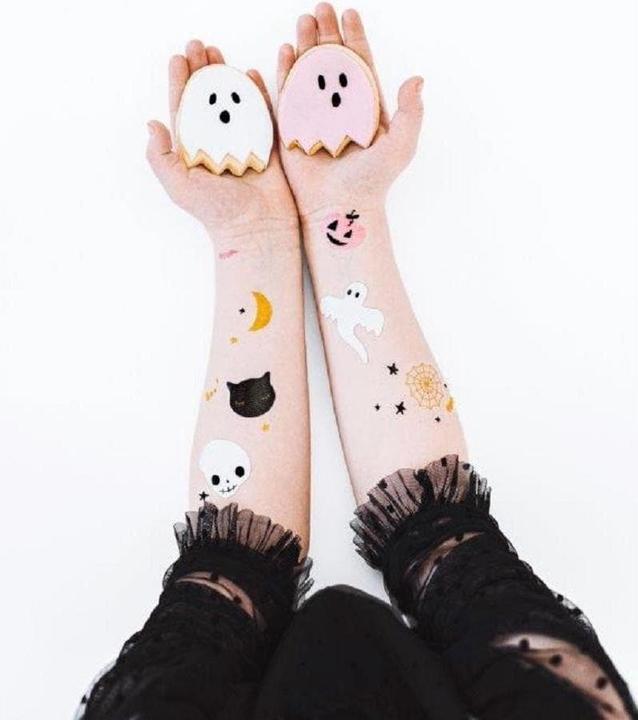 Actual product image Partydeco Tattoos washable mix