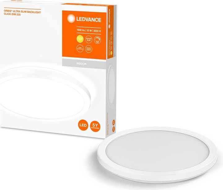 Image du produit Ledvance ORBIS ULTRA SLIM CLICK DIM 235mm BLANC (1100 lm)