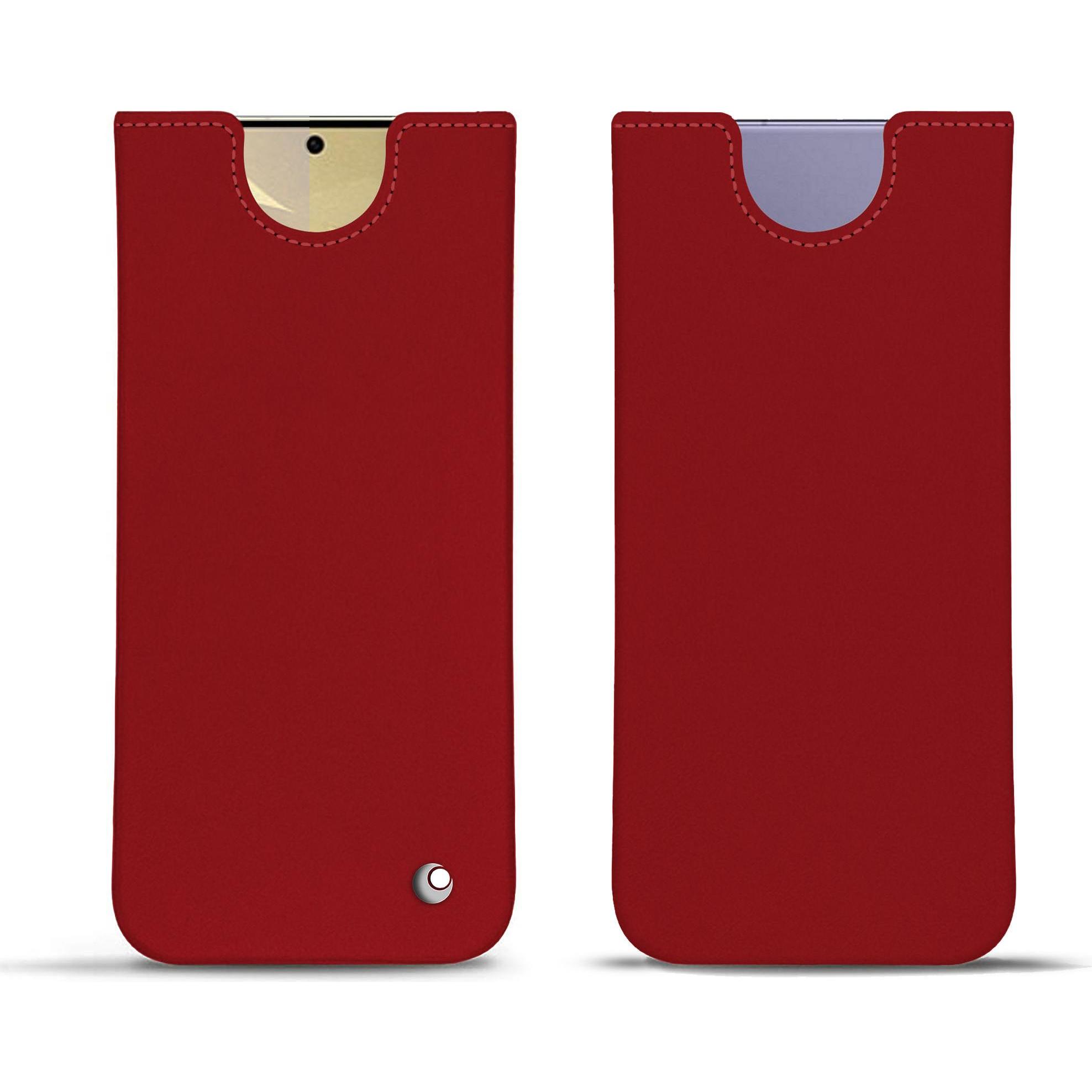 Noreve Lederschutzhülle (Samsung Galaxy S24+), Smartphone Hülle, Rot