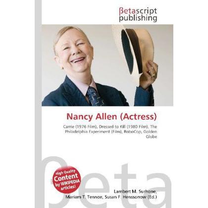 Nancy Allen (Actress), Fachbücher von Lambert M. Surhone, Miriam T. Timpledon, Susan F. Marseken