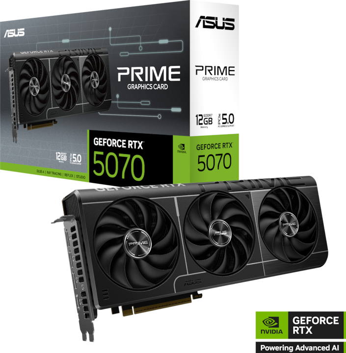 Actual product image ASUS PRIME GeForce RTX 5070 (12 GB)