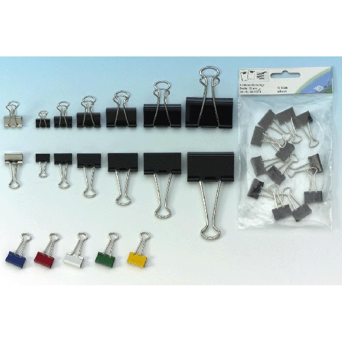 Thumbnail - Wedo, Büroklammer, Klemmer Foldback (4 x)