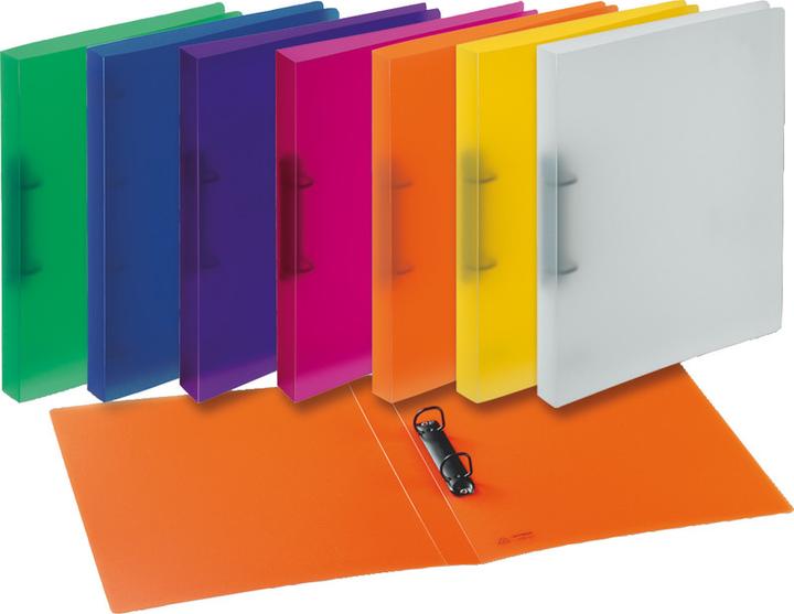 Actual product image Kolma Ring binder Easy A5 2 rings filling height 1.6 cm orange (A5, 30 mm, 1 Piece)