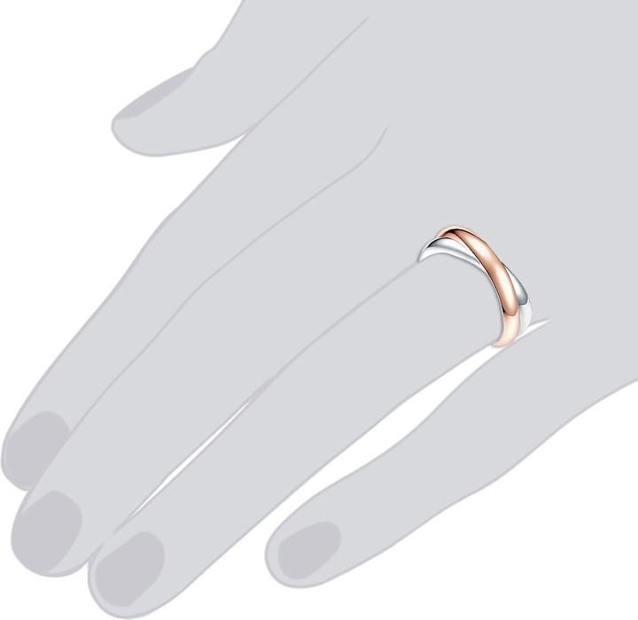 Image du produit Rafaela Donata Femme argent sterling argent/or rose - 11466 (52, Argent 925)