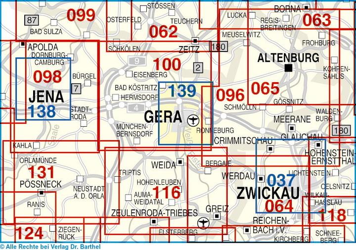 Produktbild Doktor Barthel Stadtplan Gera