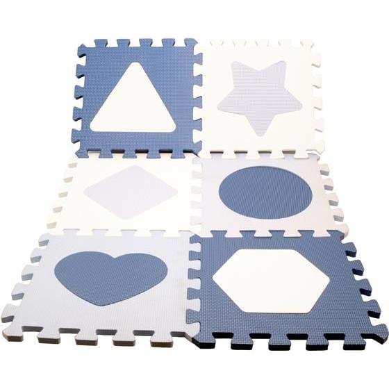 Imagetoys Magni - Floor puzzle in foam w. shapes - Blue ( 2513 ) (10 Teile)
