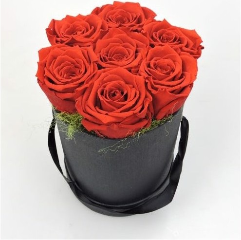 Image du produit Myflower Rosenbox deluxe (Roses stabilisées) (Fleurs à l'infini)