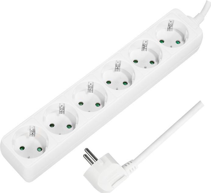 Actual product image LogiLink Socket strip (6 x, CEE 7/3, 1.50 m)