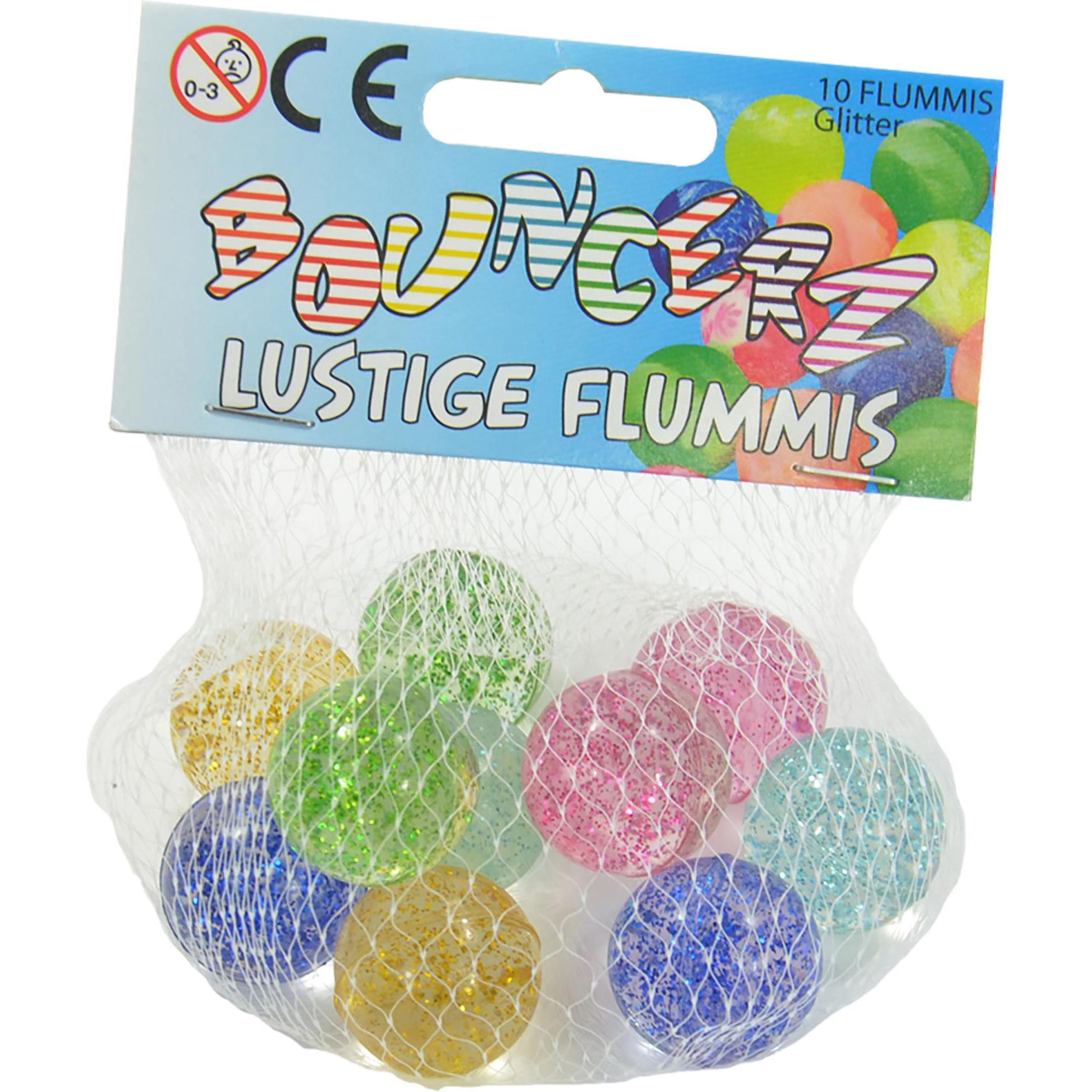 Thumbnail - Magni Flummis Bouncerz D25mm mit Glitter 10er Netz